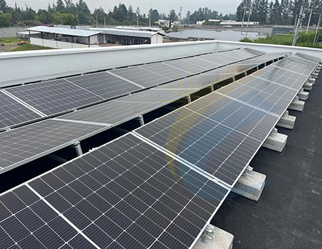 Ecuador Ballasted Solar Mounting for Large Panel 30KW